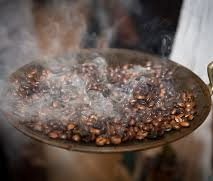 Roasting coffee beans
