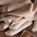 US baked Teff and barley Injera